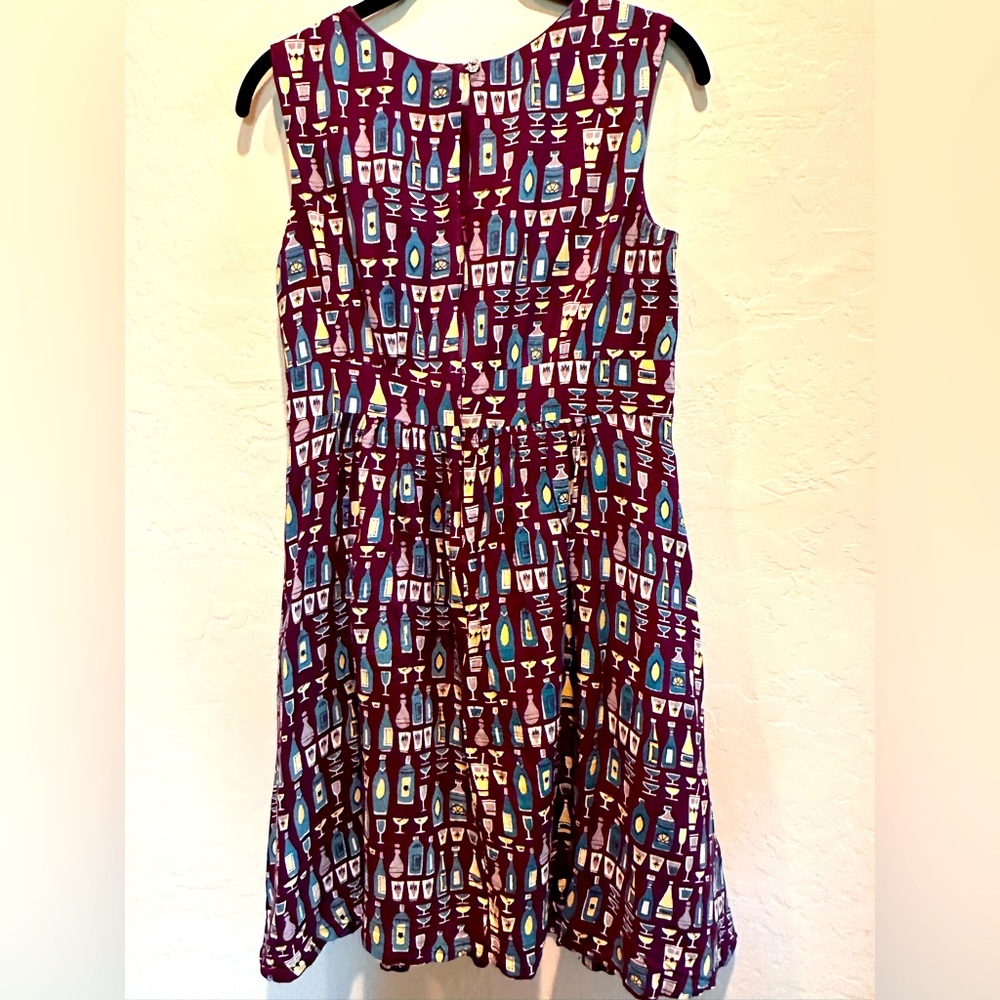 Modcloth Emily and Fin Happy Hour Cocktails “Too Much Fun” Dress Small